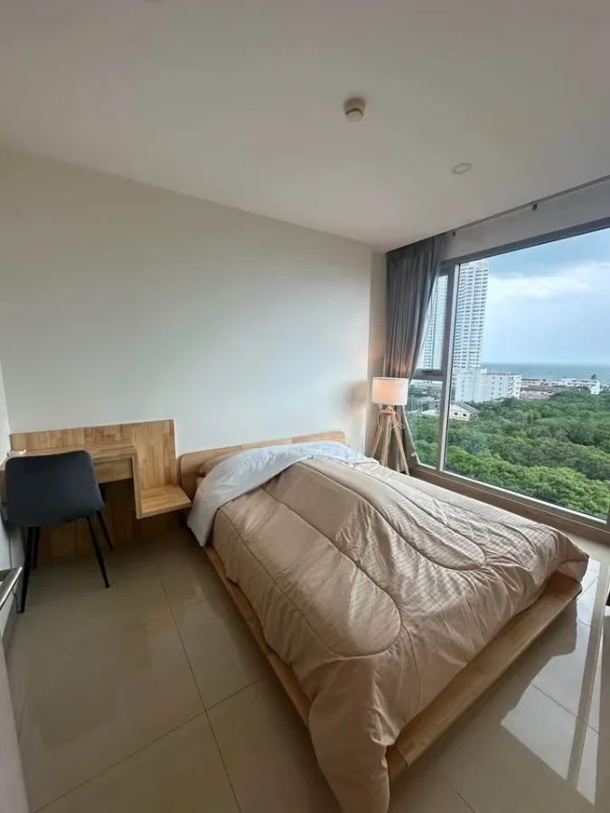 ให้เช่า The Riviera Jomtien Pattaya ห้องน่าอยู่ เฟอร์ครบ วิวทะเลสวยสุดปัง หิ้วกระเป๋าเข้าอยู่ได้เลยจ้า