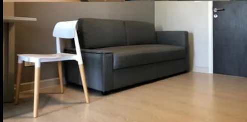 Sell Niche ID @Pakkret Station, 1 bedroom, 1 bathroom, Build-in furniture in the whole room, don't miss it.