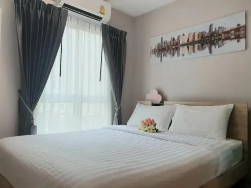 This room is very beautiful. Very nice, clean and comfortable Plum Condo Chaengwattana Station 3 for rent