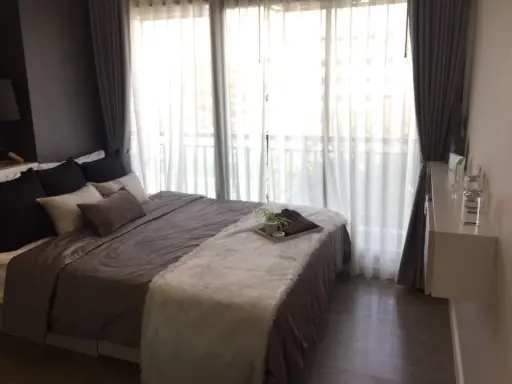 Pause Sukhumvit 103 for sale, decorated in popular color tones, fully furnished, fully furnished, ready to move in, hurry and reserve now.