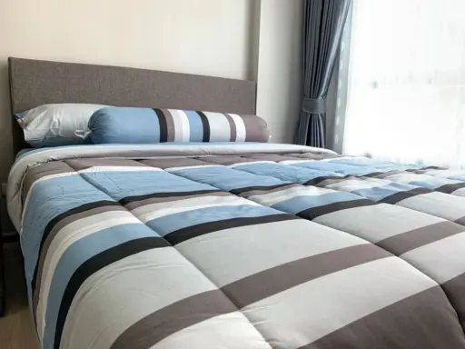 For rent, D Condo Campus Kamphaeng Saen, convenient transportation, fully furnished, first come first served.