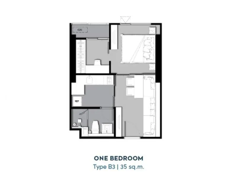 Ready to move in condo Decorated in modern style, luxurious, perfectly arranged. Life Ladprao for rent, swimming pool, great view!!