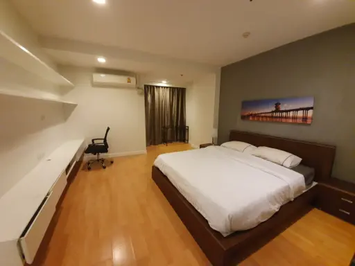 Condo for rent, Nusasiri Grand Ekkamai, nice room, 2 bedrooms, spacious with facilities, book now.