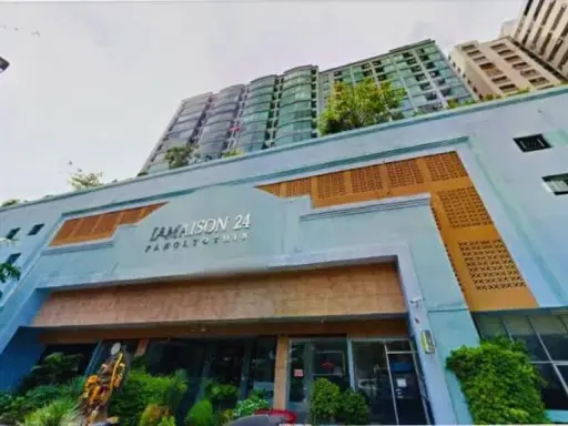 Sale La Maison Phahon Yothin 24, 9th floor, Elephant building view, good built-in furniture. You can reserve in advance.