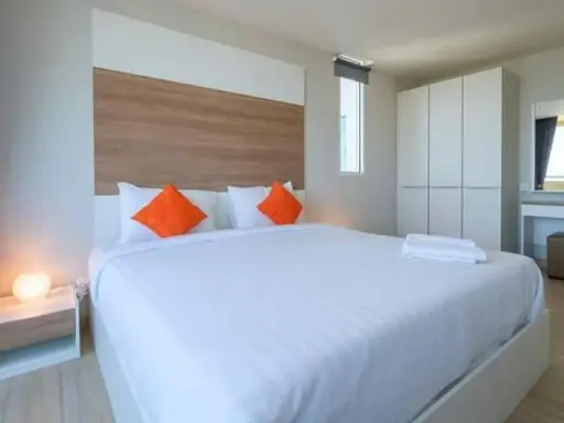 So beautiful!! For rent, M Society Condominium, 2 bedrooms, fully furnished + electrical appliances, luxury but good price!!!