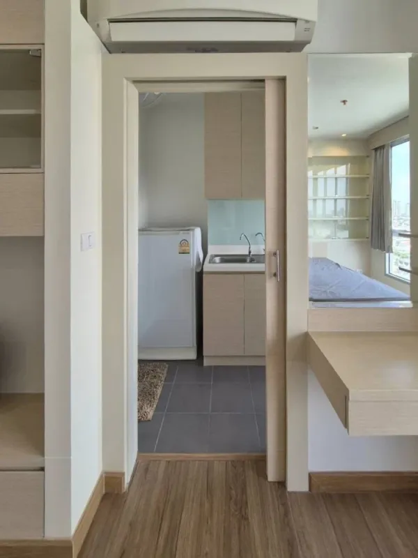 ขาย The Tree Bangpo Station ห้อง Studio รวมเฟอร์นิเจอร์ Built-in มาแต่ตัวเข้าอยู่ได้เลย