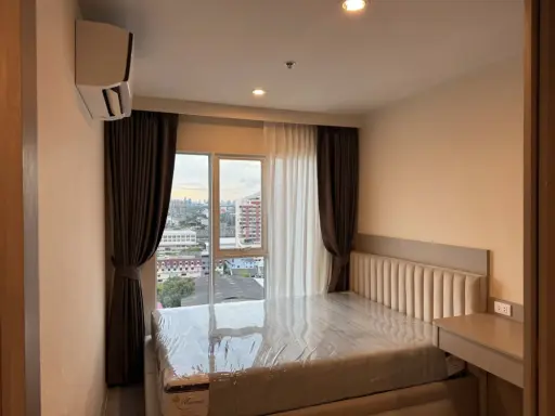 Condo for rent, Regent Home Bangna, a nice room, fully furnished, complete with appliances, just bring your belongings and move in. Don't miss out!