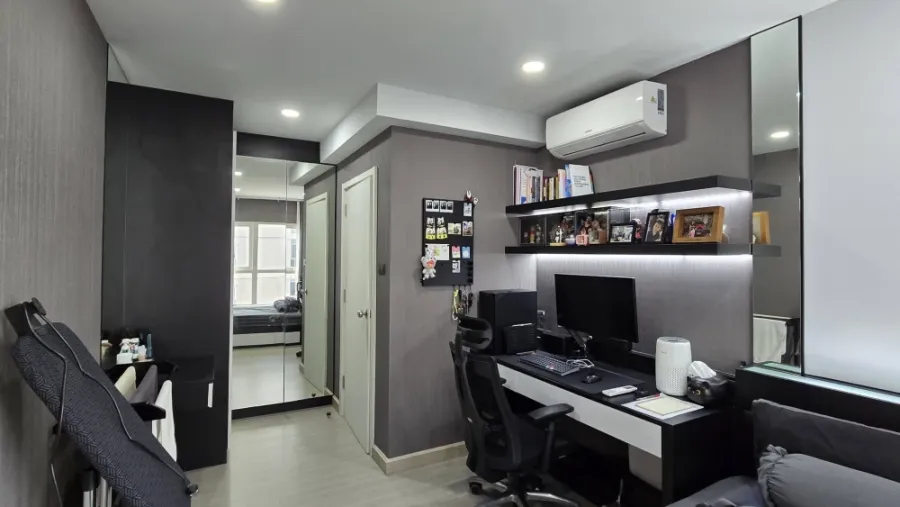 Urgent sale! Supalai City Resort Charan 91, ready-to-move-in unit. Fully furnished with appliances. Just bring your personal belongings and move in!