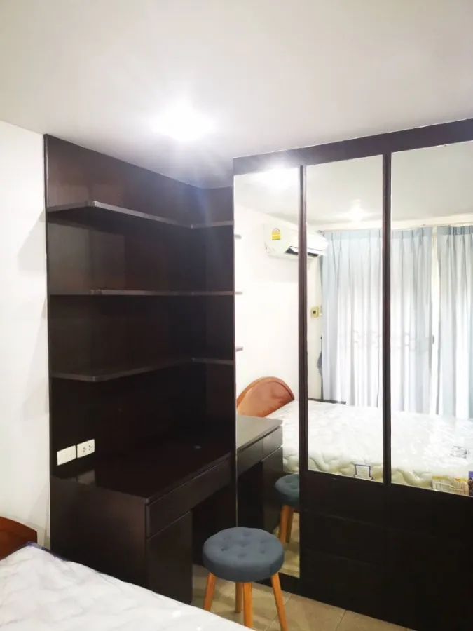 express!! For rent, The Prakland Bangna, 1 bed, 1 bath, beautiful decoration, fully furnished, ready to move in, affordable price, don't miss !!