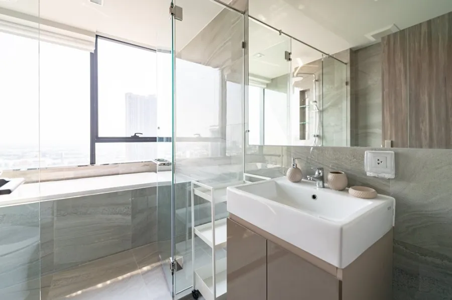 ปล่อยเช่า Ideo Q Sukhumvit 36 ห้องกว้าง ตกแต่งสไตส์ห้องแบบโชว์รูม ลัคซูรี่สุดๆ เฟอร์พรีเมี่ยม จองเลย