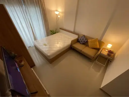 ให้เช่า เอลลิโอ สุขุมวิท 64 ห้องสตูดิโอ ตกแต่งไสตล์มินิมอล เฟอร์นิเจอร์และเครื่องใช้ไฟฟ้าจัดเต็ม จองเลย images