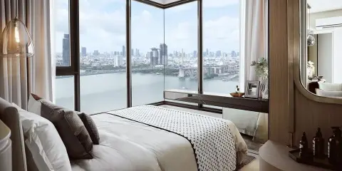 ขายดาวน์คอนโด Nue Riverest Ratburana ห้อง Rare! ตึก private 2Bedroom Riverfront ติดริมแม่น้ำเจ้าพระยา จองเลย