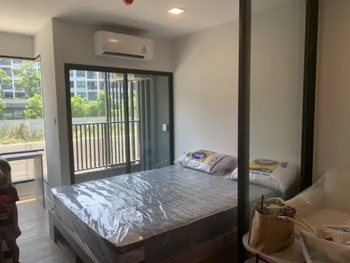 For Rent Kave TU ห้องแต่งโทนขาว สะอาดตาอยู่ แล้วไม่เบื่อแน่นอน พร้อมเครื่องใช้ไฟฟ้าครบ จองด่วนๆ images