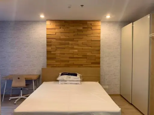 Wow! For rent, Ideo Q Chula-Samyan, beautiful room, clean, view of Chula hundred-year garden No building blocks, good feng shui view, 100%