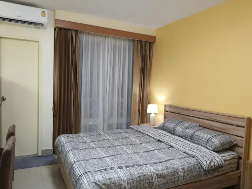 For rent I-House Laguna Garden RCA, this room is decorated, fully furnished, big screen TV is good. I need this room images