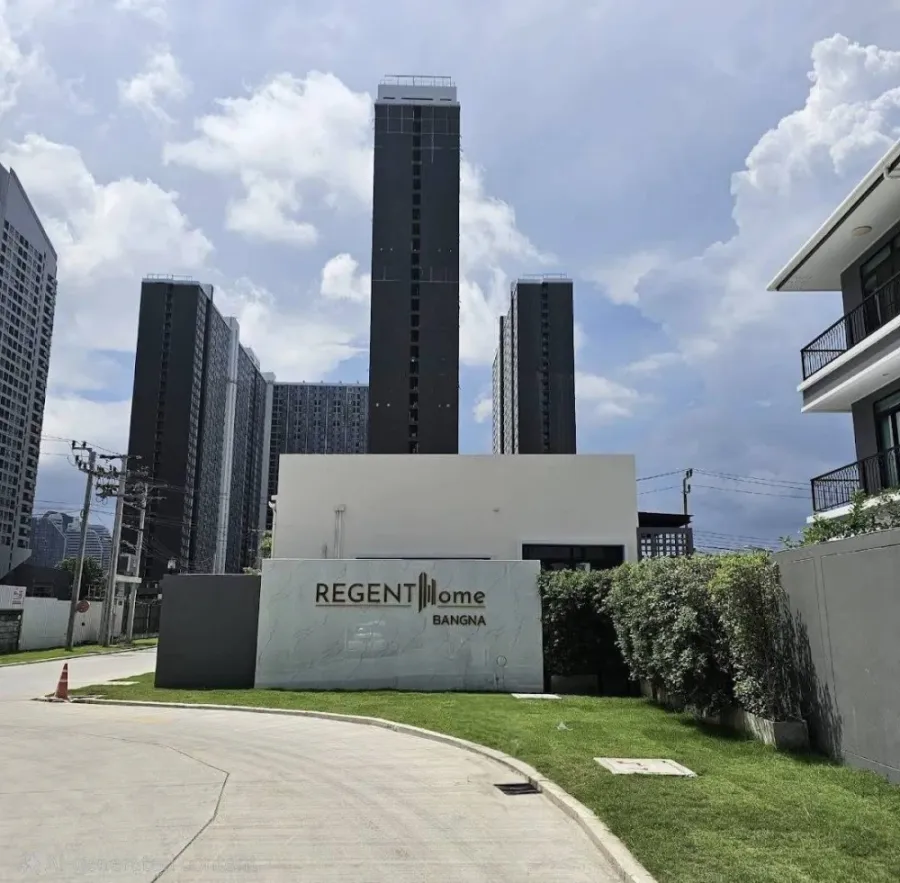For rent: Regent Home Bangna. Nice room, fully furnished, high floor. Book now!