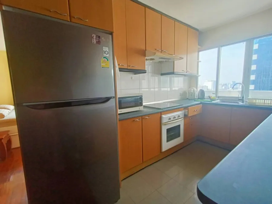 For rent, Wittayu Complex, 26th floor, city center, beautiful view, fully furnished, ready to move in, don't miss it