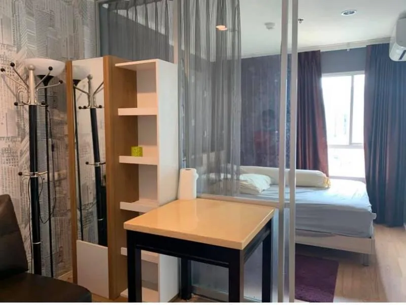 Condo for rent, beautiful decoration, 28th floor, corner room, beautiful view, quiet, cool breeze