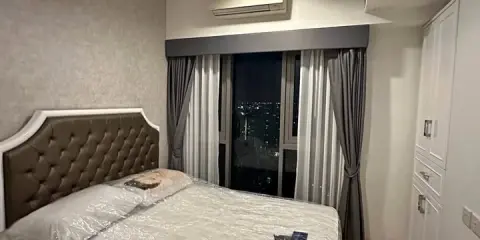 ให้เช่า Whizdom connect Sukhumvit ห้องน่าอยู่ ชั้นสูง ลมดี พร้อมเฟอร์ จองเลย