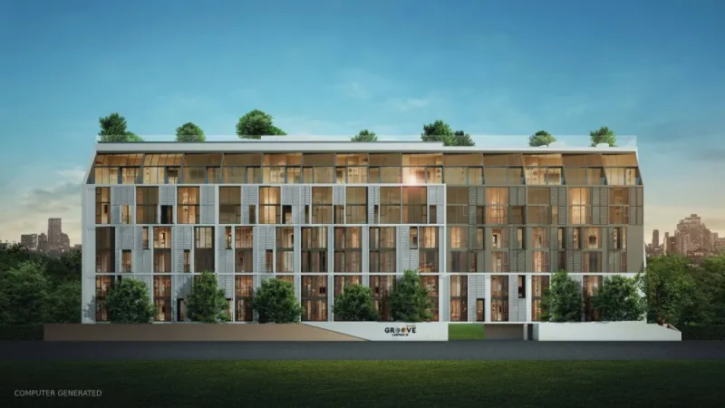 ให้เช่า Groove Vibes Ladprao 18 คอนโด Duplex Loft เพดานสูง โปร่ง โล่ง หน้าต่างหันทิศเหนือ แดดไม่แรง ห้องไม่ร้อน