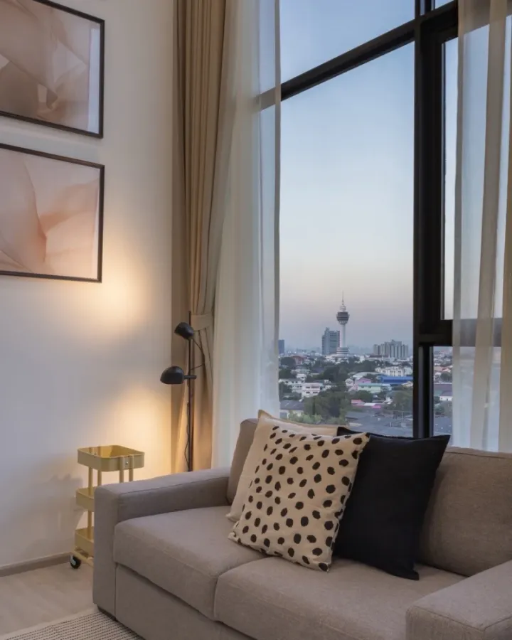 For rent: THE ORIGIN Sukhumvit Sailuat E22 Station, 11th floor, fully furnished unit. Book now! (Urgent!)
