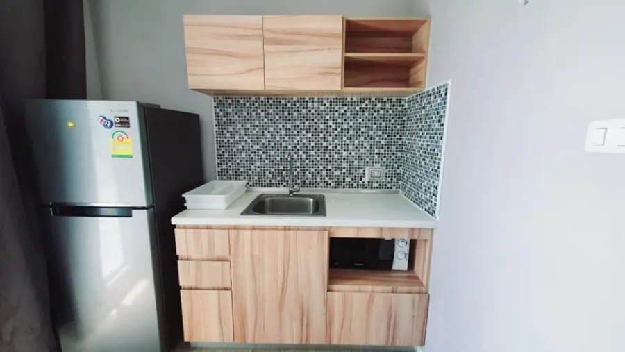 For sale, for rent, Happy Condo Don Mueang, The Terminal, Building B, 7th floor, beautiful room, fully furnished, reserve now, don't miss it.