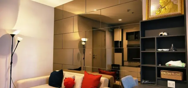 ให้เช่า The Politan Rive ห้องอยู่ชั้นสูงมากๆ รับลมดีสุดๆ ตกแต่งอย่างดี พร้อมเข้าอยู่แล้วจ้า images