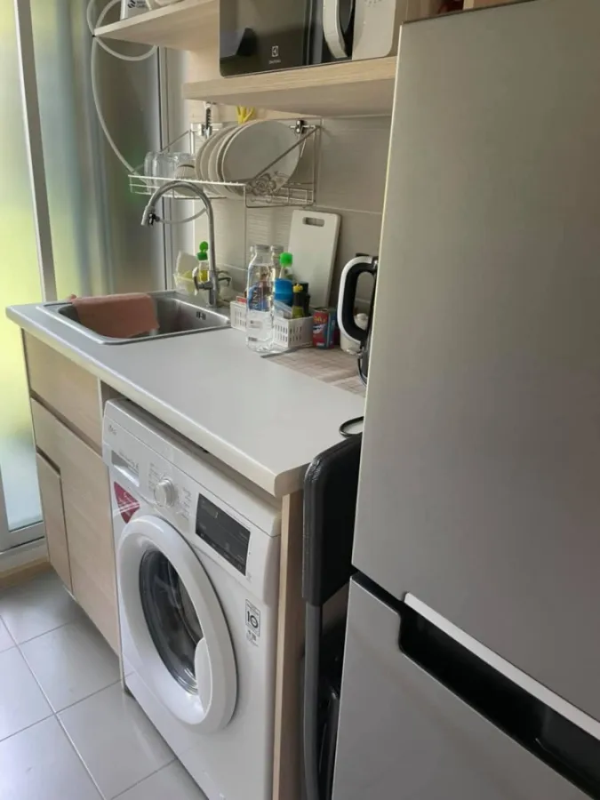 For sale, for rent!! Plum Condo Rangsit Alive Phase 2, 3rd floor, Building A, swimming pool view. Fully furnished, ready to move in, don't miss it!!