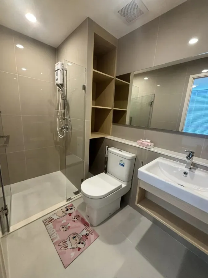 For rent: New Connext Condo, Don Mueang, separate room, not hot, complete with electrical appliances. Reserve now!