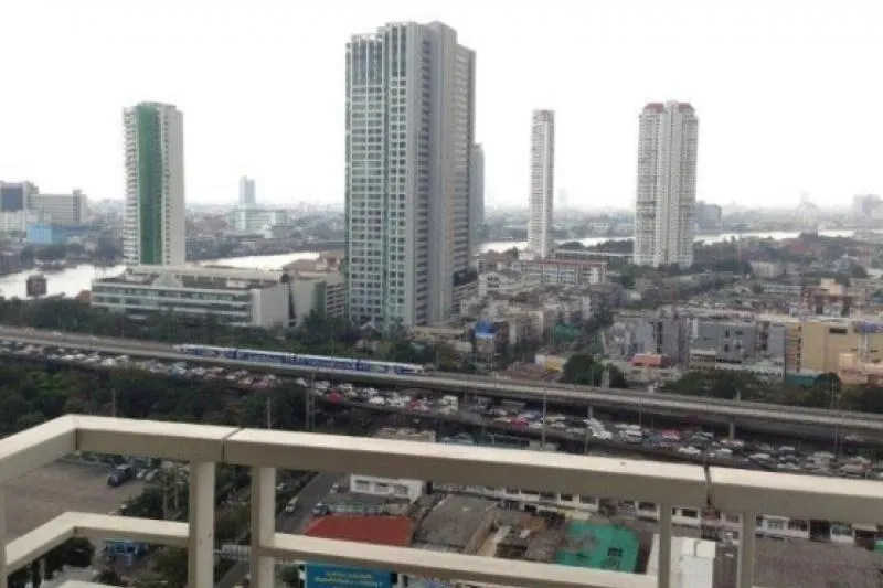 ให้เช่าคอนโด The Lighthouse Sathorn-Chareonnakorn 1ห้องนอน วิวสุดปัง เฟอร์,เครื่องใช้ไฟฟ้าครบ