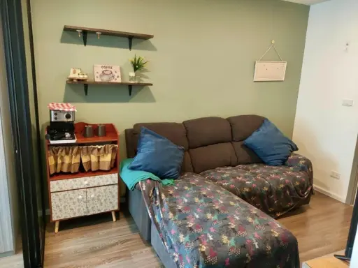 For rent: The Origin Plug and Play Ramindra. The room is decorated in a very stylish way. Complete functions Hurry and grab it.