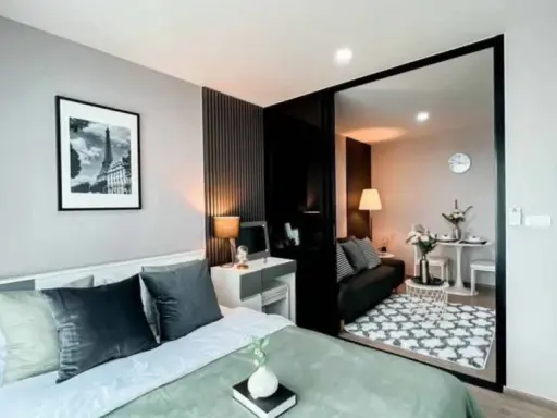 Condo for rent, Rye Sukhumvit 101/1, ready to move in, fully furnished, reserve now.
