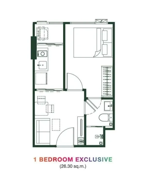 Selling down payment for Kave Luminous Bangmod. A lovely unit in a prime location with convenient transportation and excellent facilities. Book now!