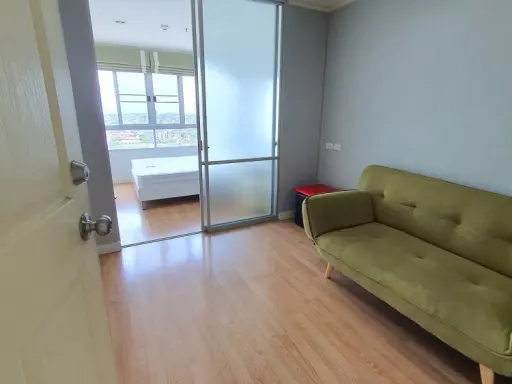 For rent, Lumpini Ville Ladprao-Chokchai 4. Partitioned room, 16th floor, has a high view, but you can move in. images