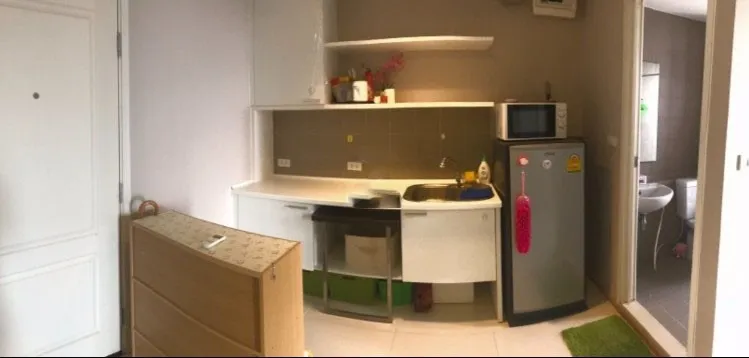 For rent!! Condo Fuse Mobius Ramkhamhaeng Station, 17th floor, Building A, beautiful room, ready to carry your bags and move in!!