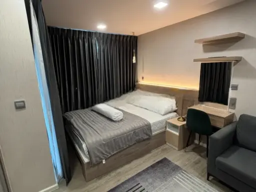 ให้เช่า Kave Town Colony ห้องสตูดิโอ ชั้น 7 เฟอร์นิเจอร์และเครื่องใช้ไฟฟ้าครบครัน หิ้วกระเป๋าเข้าอยู่ได้เลยจ้า