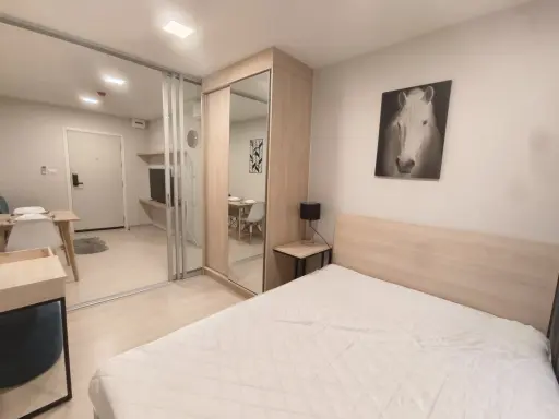 ให้เช่า Plum Condo Rangsit Alive 2 ห้องแต่งสไตล์มินิมอลน่าอยู่ มาพร้อมเครื่องเฟอร์นิเจอร์ครบครัน หิ้วกระเป๋าเข้าอยู่ได้เลยจ้า images