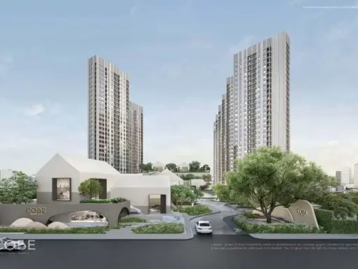 Down payment sale for COBE Ratchada Rama 9, corner room, not crowded, good location, lots of usable space, beautiful view, reserve now! images