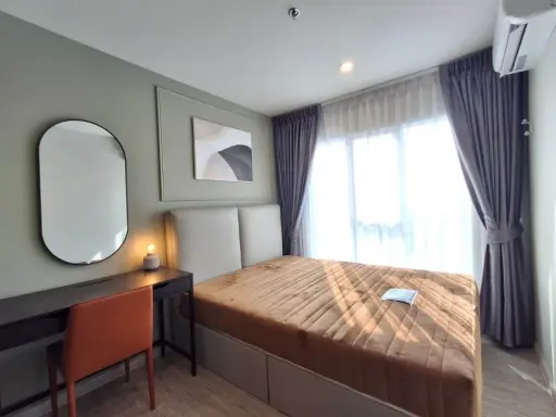For rent: Regent Home Bangna, high floor, fully furnished with appliances. Book now!
