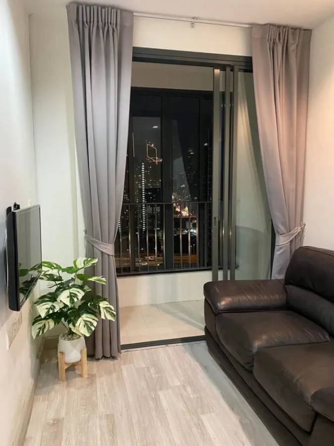 Condo for rent, Ideo mobi Rama 9, ready to move in, 25th floor, clear view, comes with amenities, hurry up to reserve