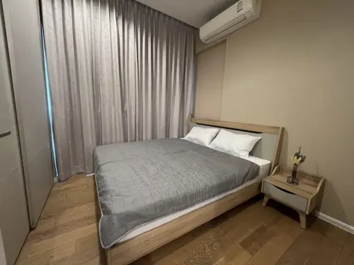 Condo for rent, The Saint Residences, 34th floor, city view, ready to move in, divided into functional zones, perfect, book now.