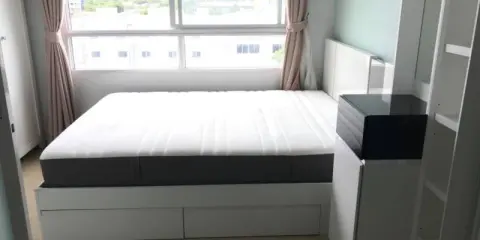 ขายคอนโด Plum Condo สามัคคี ห้องสตูดิโอ ทิศเหนือบรรยากาศดีเว่อร์ อยู่ตึกเดียวกับส่วนกลาง ห้ามพลาดด