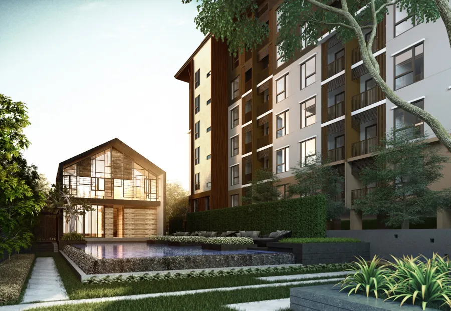 Urgent sale, the privacy condo, Ngamwongwan, 7th floor, pool view, very good weather, hurry to reserve the owner