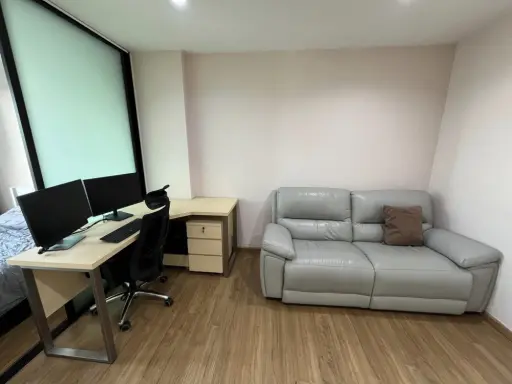 Condo for sale The Tree Interchange Chao Phraya River view Fully furnished, nice to live in, buy now.