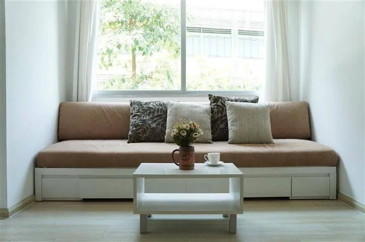 For rent urgently!! Condo A Space Me Sukhumvit 77, 2nd floor, Building A, garden view, beautiful room, fully furnished, ready to move in, don't miss i