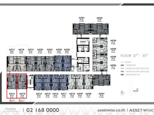 Down payment for sale, Modiz Avantgarde, 30th floor, south side, good location, near university. Complete amenities. Book now.