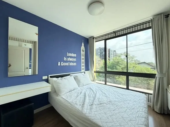 ขาย iCondo Sukhumvit 103 1 ห้องนอน 1 ห้องน้ำ ติดวอลเปเปอร์อย่างดี เดินทางสะดวก ห้ามพลาด