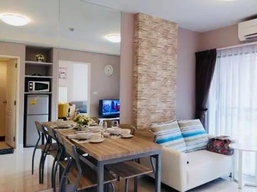 Condo for rent Summer Garden opposite Central Chaengwattana Furnished and ready to move in.