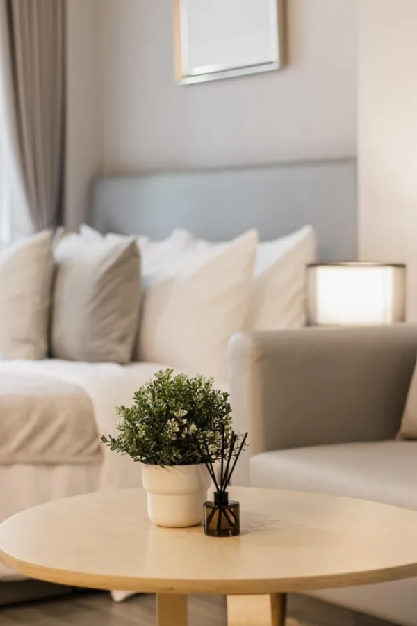 Condo Ideo Q Chula-Samyan, 24th floor, good view, decorated room, very nice to sleep, minimalist, very minimal, good like this, book now.