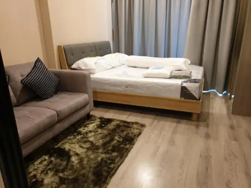 Condo for rent,Knightsbridge Collage Ramkhamhaeng, beautiful room, fully furnished, close to MRT, convenient transportation, hurry to grab this room images